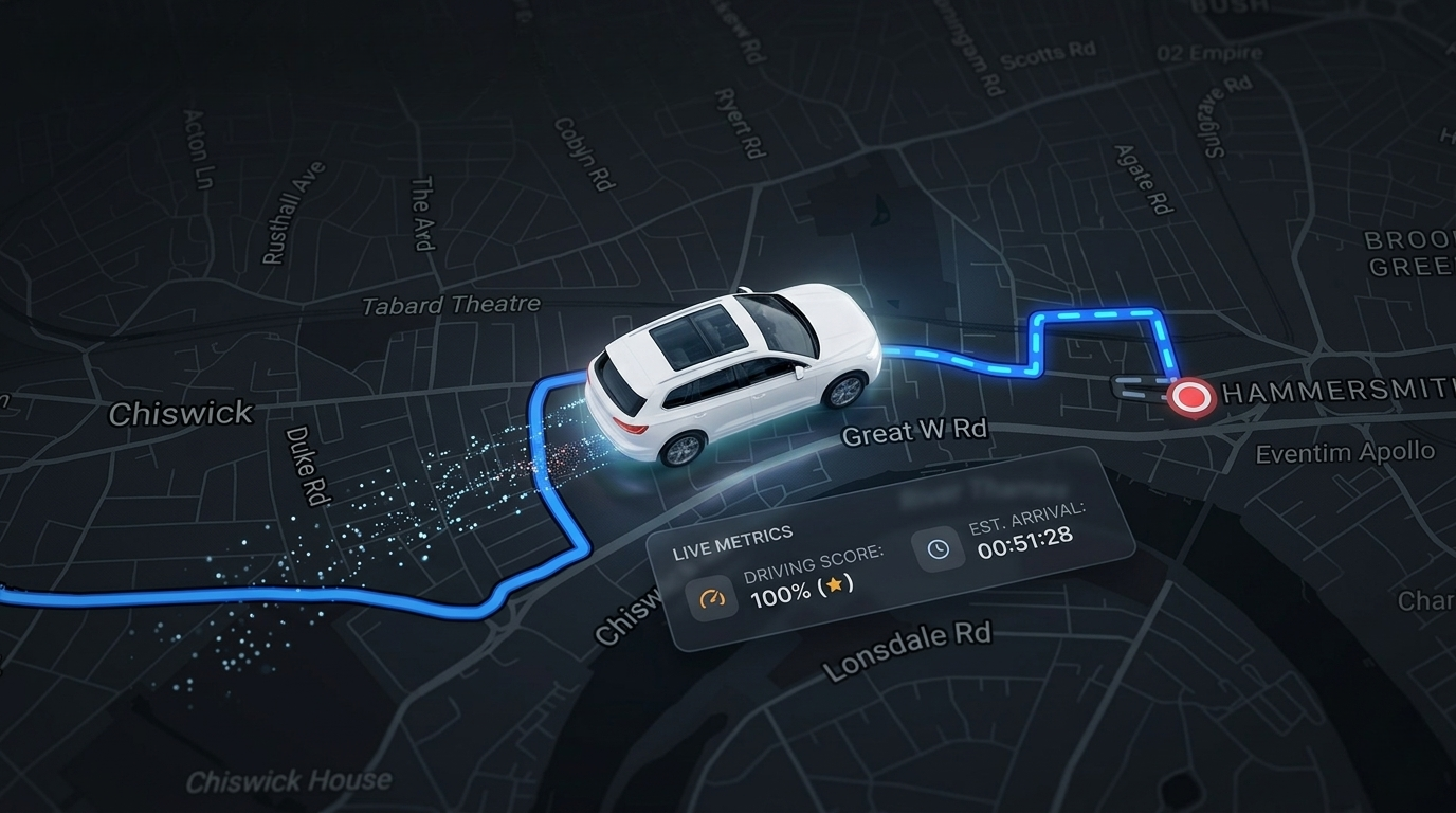 Digital fleet tracking dashboard